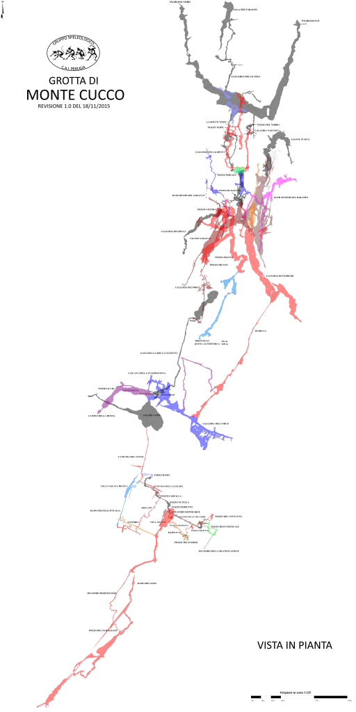 Grotta di Monte Cucco - Pianta - R01