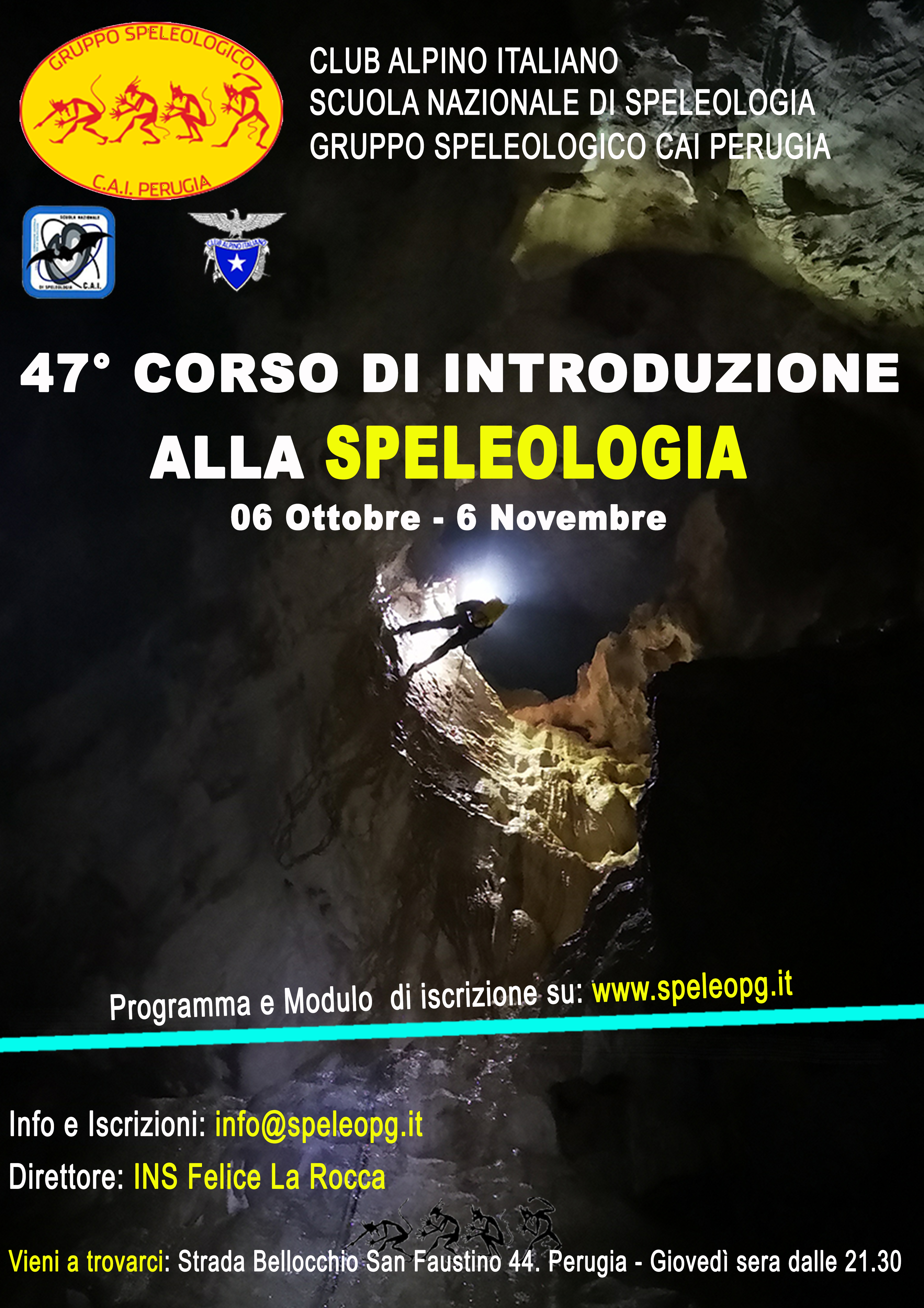 47° Corso di Introduzione alla Speleologia