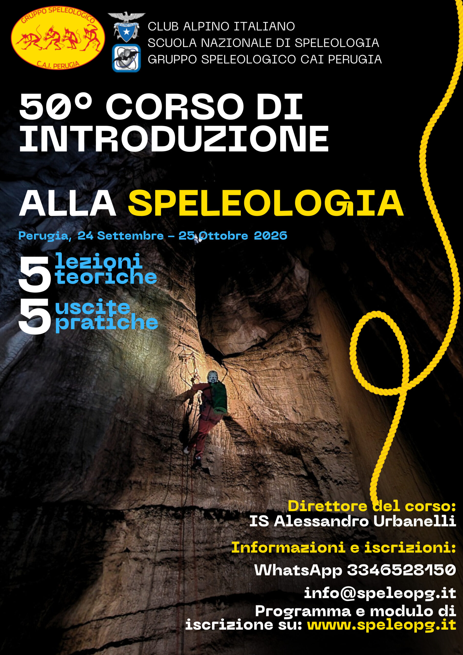 50° Corso di Introduzione alla Speleologia